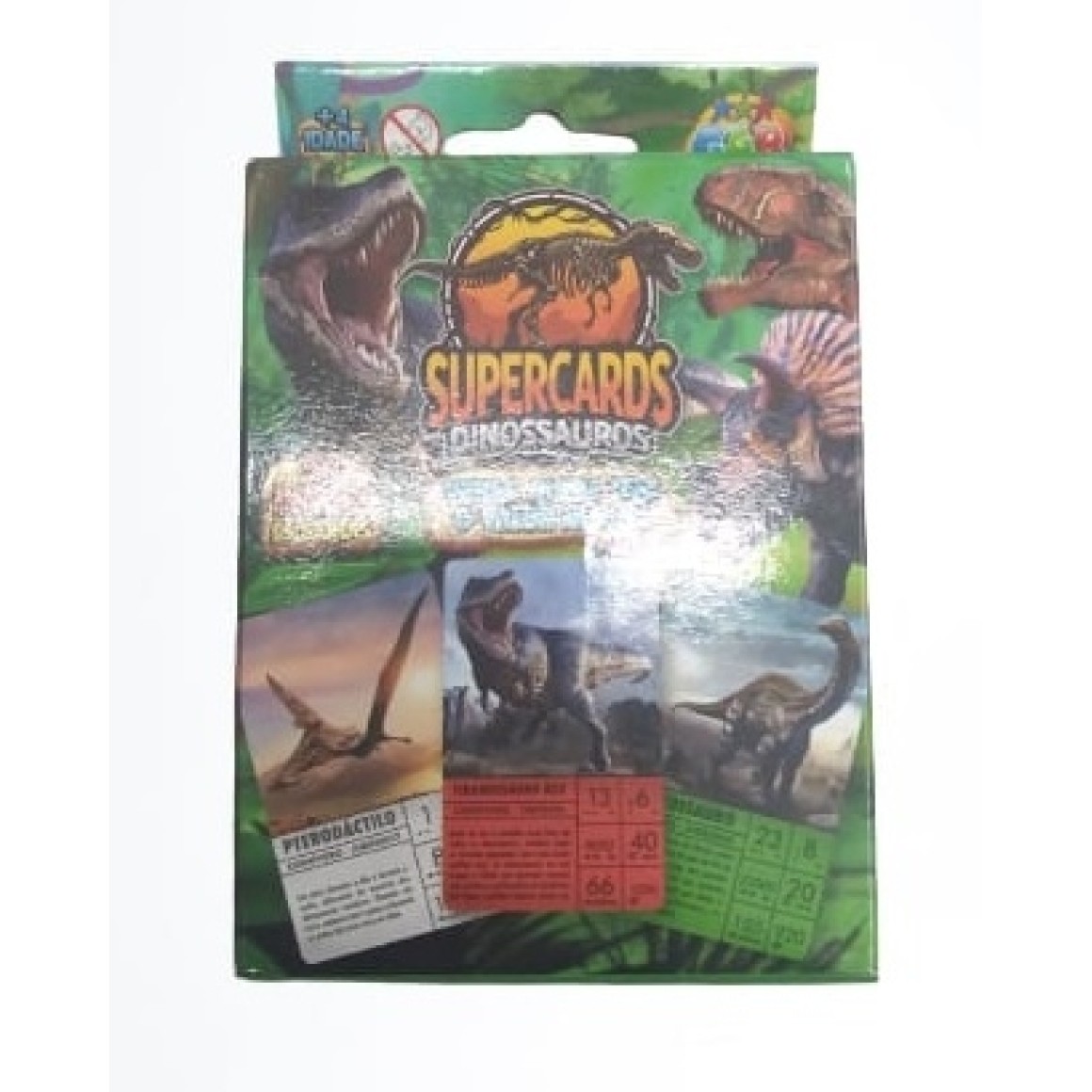 Jogo De Cartas Dinossauros - 93918 - Copag - Real Brinquedos